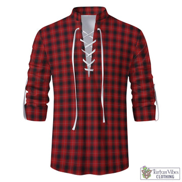 MacIver (McIver) Tartan Men's Scottish Traditional Jacobite Ghillie Kilt Shirt