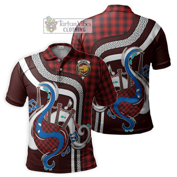 MacIver (McIver) Tartan Polo Shirt with Epic Bagpipe Style