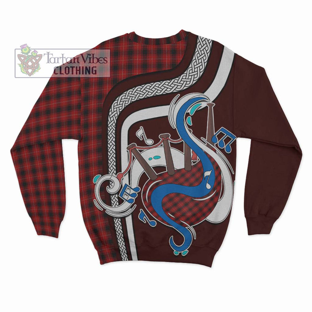 Tartan Vibes Clothing MacIver Tartan Sweatshirt with Epic Bagpipe Style