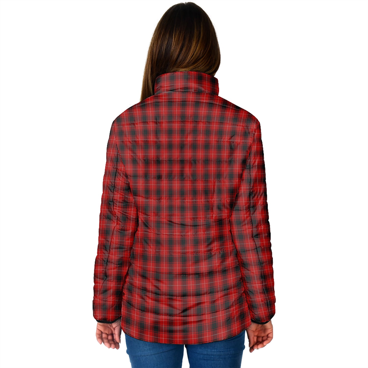 MacIver (McIver) Tartan Padded Jacket with Family Crest - Tartan Vibes Clothing