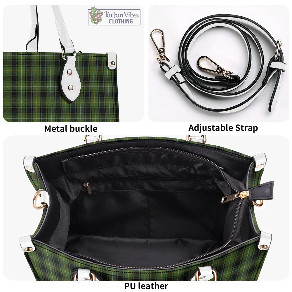 Tartan Vibes Clothing MacIver Hunting Tartan Luxury Leather Handbags