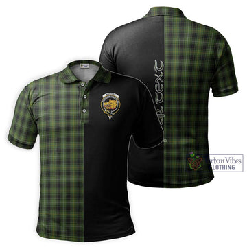 MacIver Hunting Tartan Polo Shirt with Family Crest and Half Of Me Style