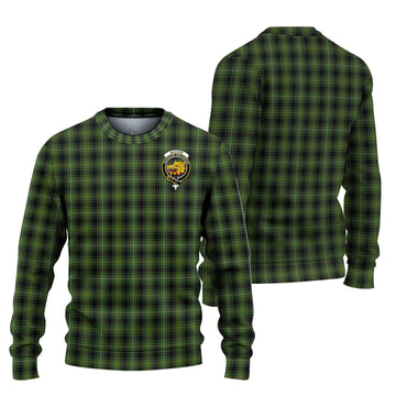 MacIver Hunting Tartan Ugly Sweater with Family Crest