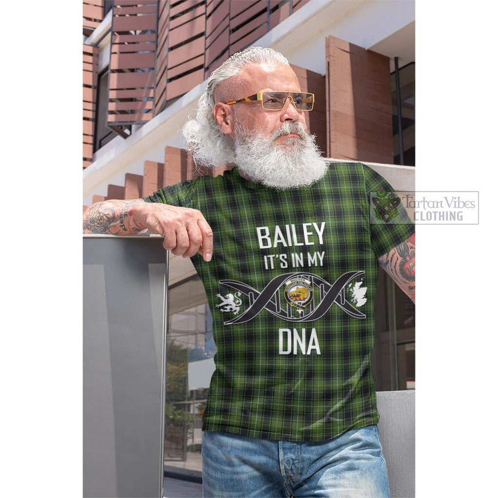 Tartan Vibes Clothing MacIver Hunting Tartan Cotton T-shirt with Family Crest DNA In Me Style