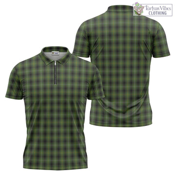 MacIver Hunting Tartan Zipper Polo Shirt