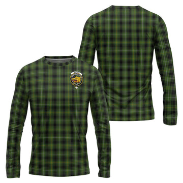 MacIver Hunting Tartan Long Sleeve T-Shirt with Family Crest