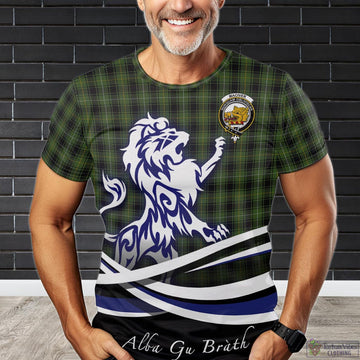 MacIver Hunting Tartan T-Shirt with Alba Gu Brath Regal Lion Emblem