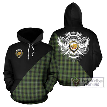 MacIver Hunting Tartan Hoodie with Family Crest and Military Logo Style