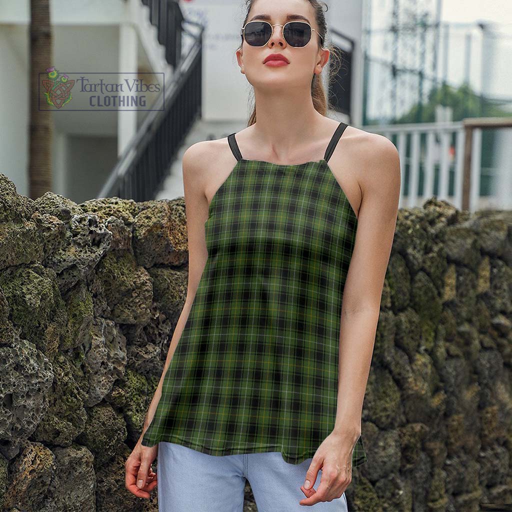 Tartan Vibes Clothing MacIver Hunting Tartan Loose Halter Neck Camisole