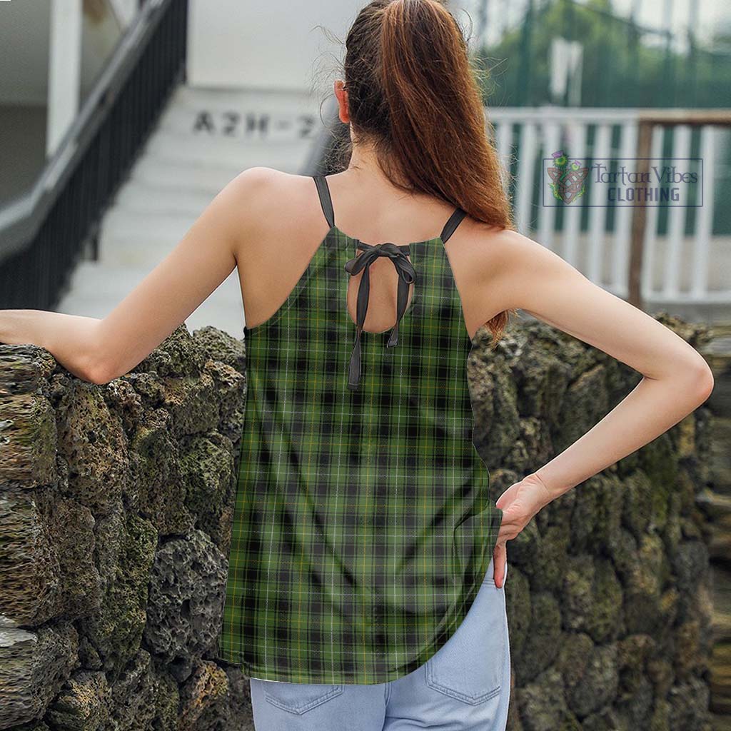 Tartan Vibes Clothing MacIver Hunting Tartan Loose Halter Neck Camisole