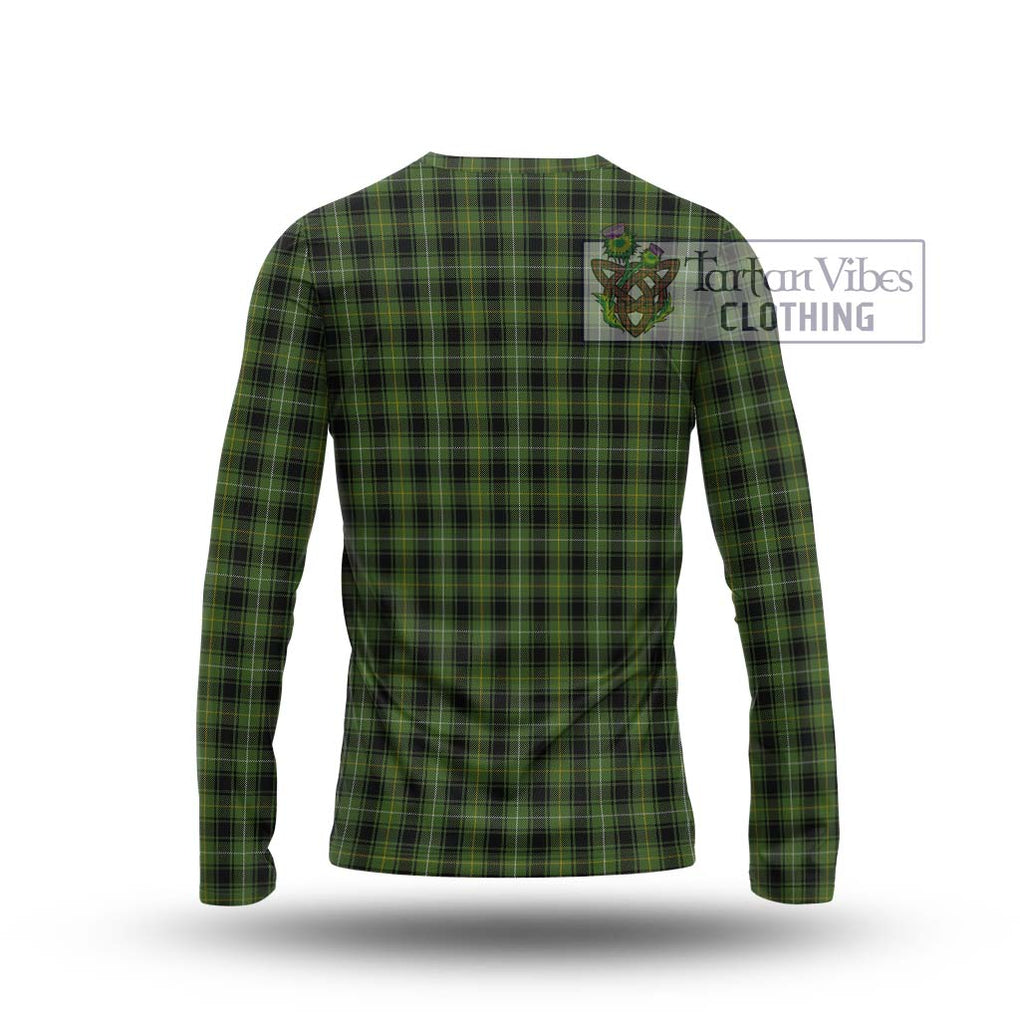 MacIver Hunting Tartan Long Sleeve T-Shirt with Family Crest DNA In Me Style - Tartanvibesclothing Shop