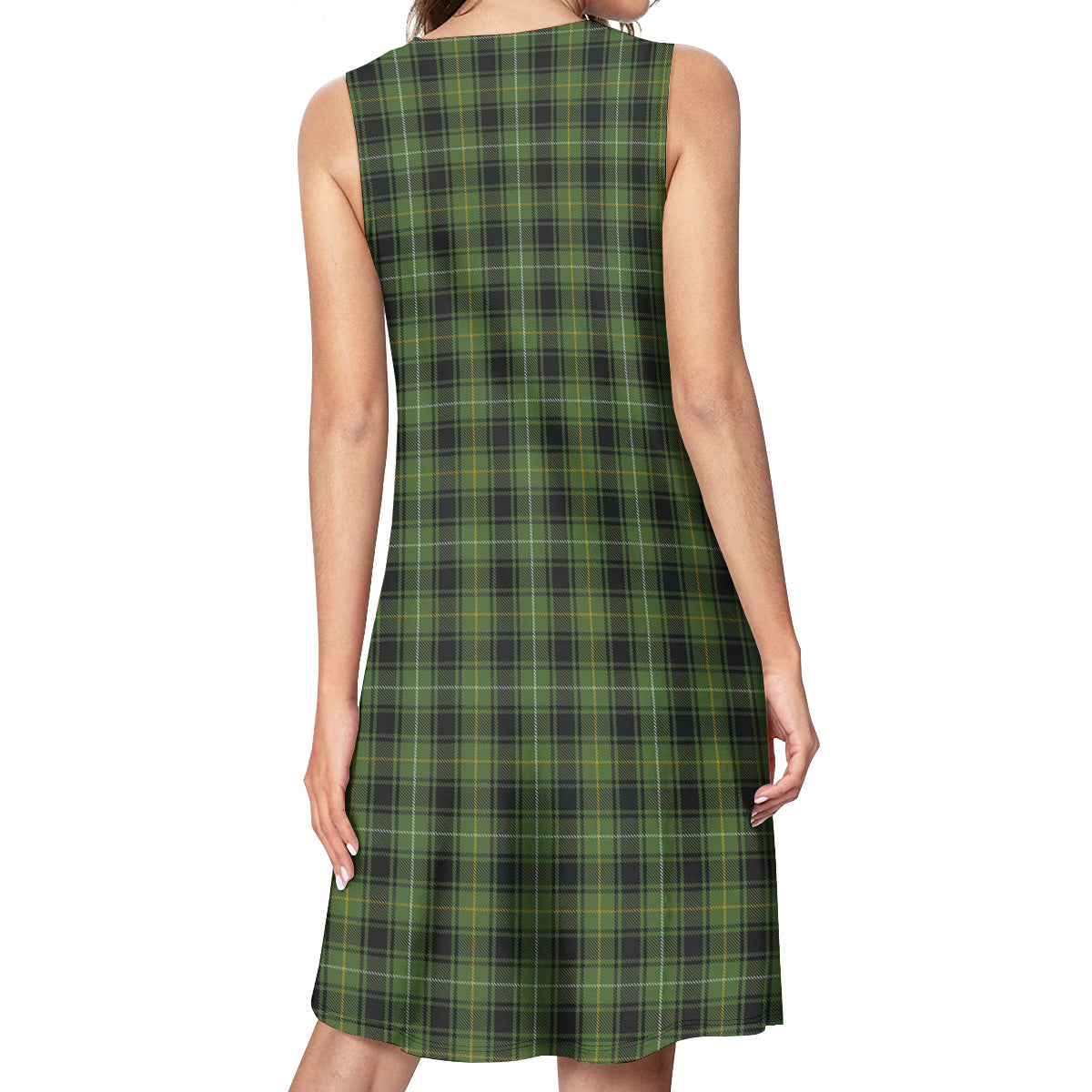 MacIver Hunting Tartan Womens Casual Dresses - Tartanvibesclothing