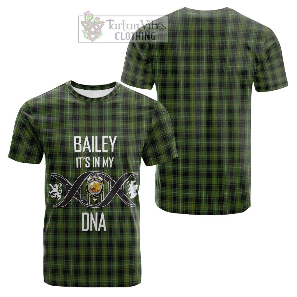 Tartan Vibes Clothing MacIver Hunting Tartan Cotton T-shirt with Family Crest DNA In Me Style