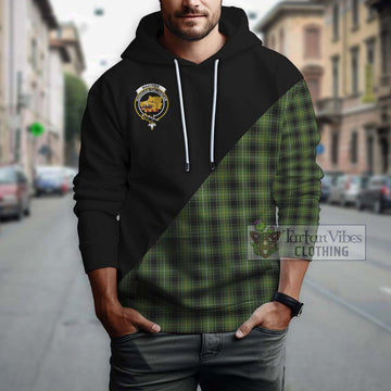 MacIver Hunting Tartan Hoodie with Family Crest and Military Logo Style