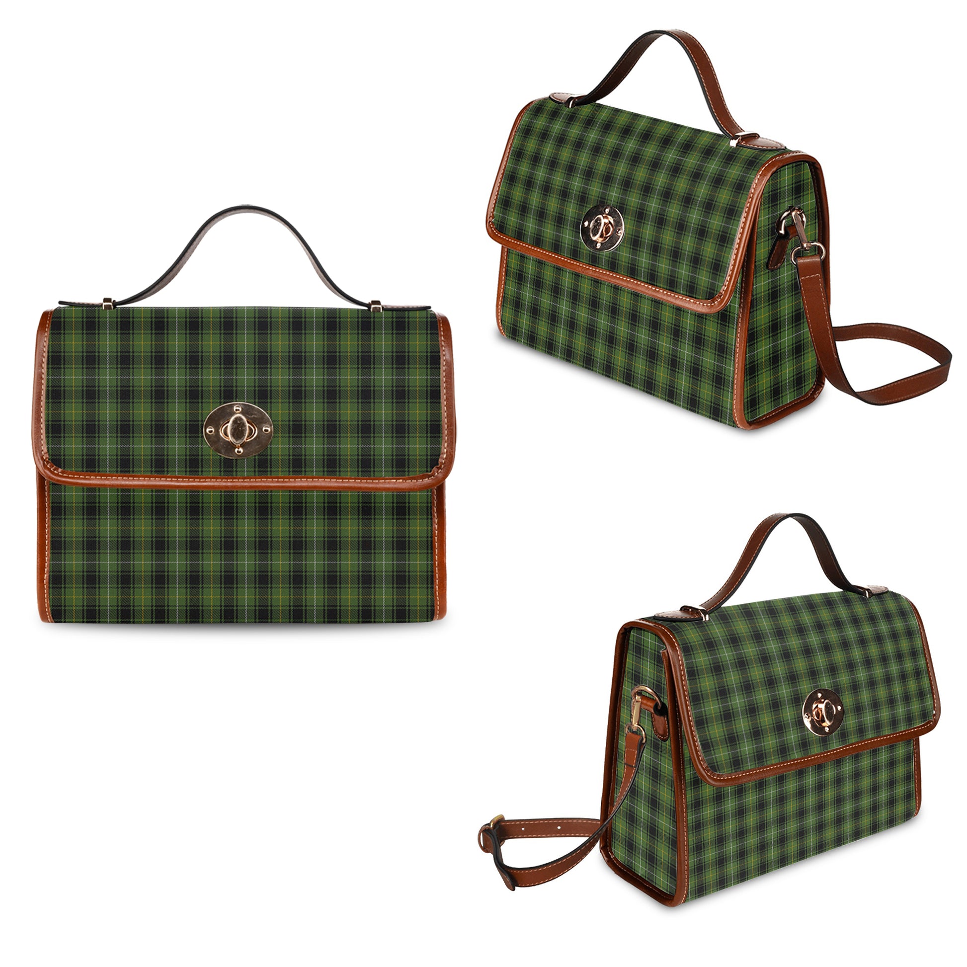 maciver-hunting-tartan-leather-strap-waterproof-canvas-bag