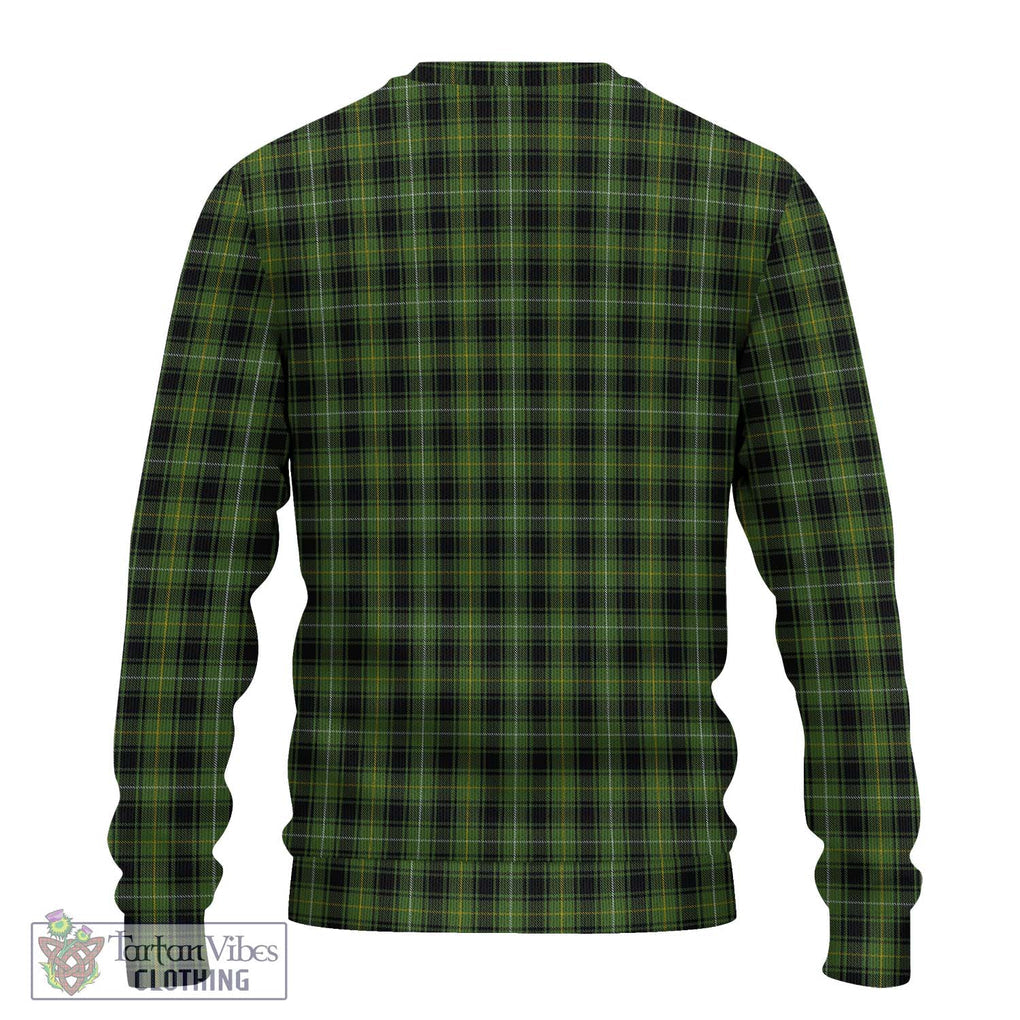 MacIver Hunting Tartan Knitted Sweater with Family Crest DNA In Me Style - Tartanvibesclothing Shop