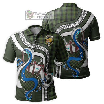 MacIver Hunting Tartan Polo Shirt with Epic Bagpipe Style