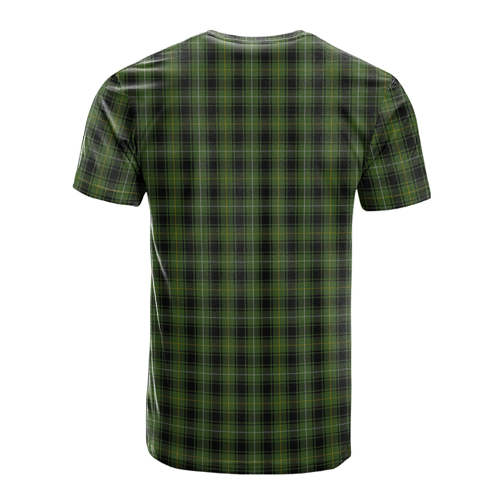 MacIver Hunting Tartan T-Shirt with Family Crest - Tartan Vibes Clothing