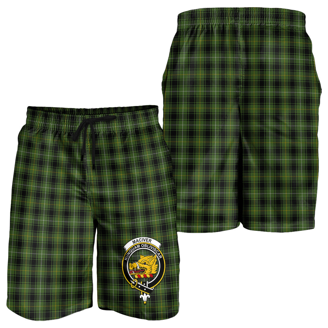 maciver-hunting-tartan-mens-shorts-with-family-crest