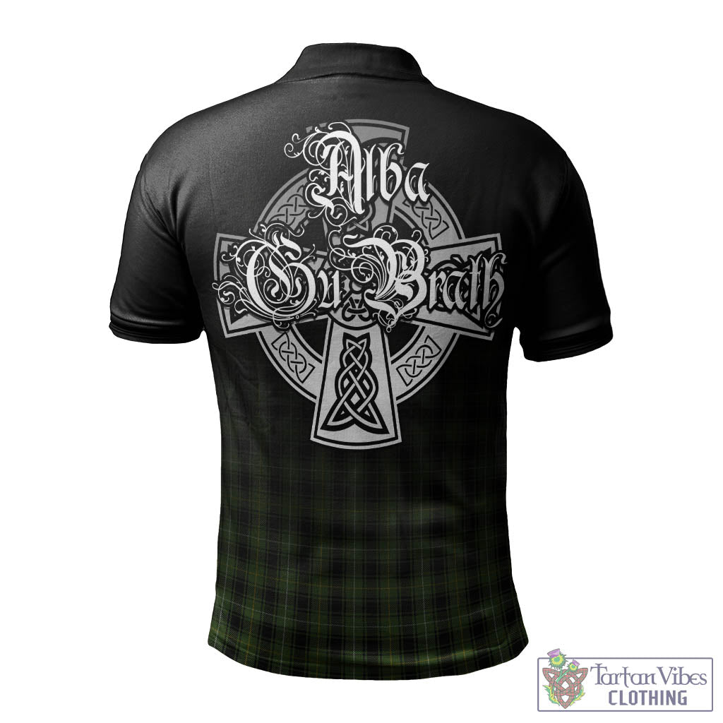 Tartan Vibes Clothing MacIver Hunting Tartan Polo Shirt Featuring Alba Gu Brath Family Crest Celtic Inspired