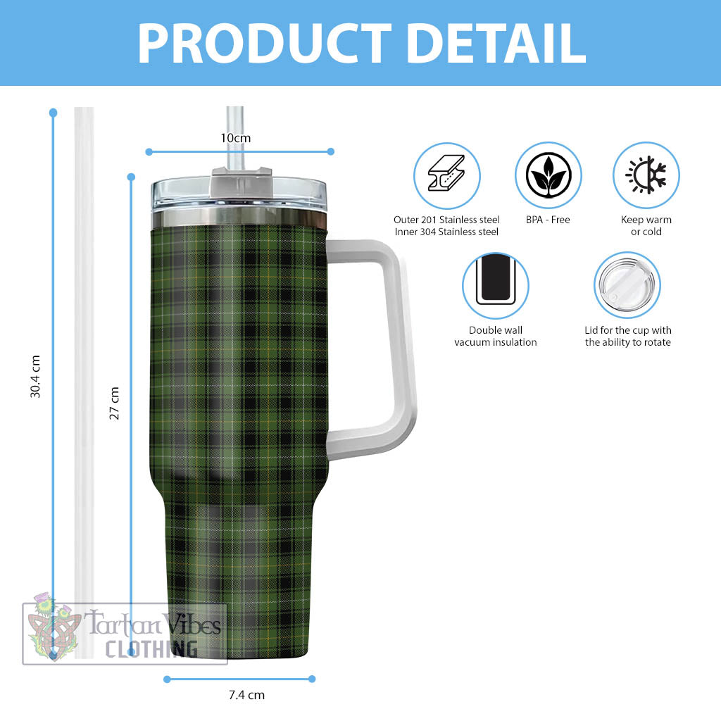 Tartan Vibes Clothing MacIver Hunting Tartan Tumbler with Handle