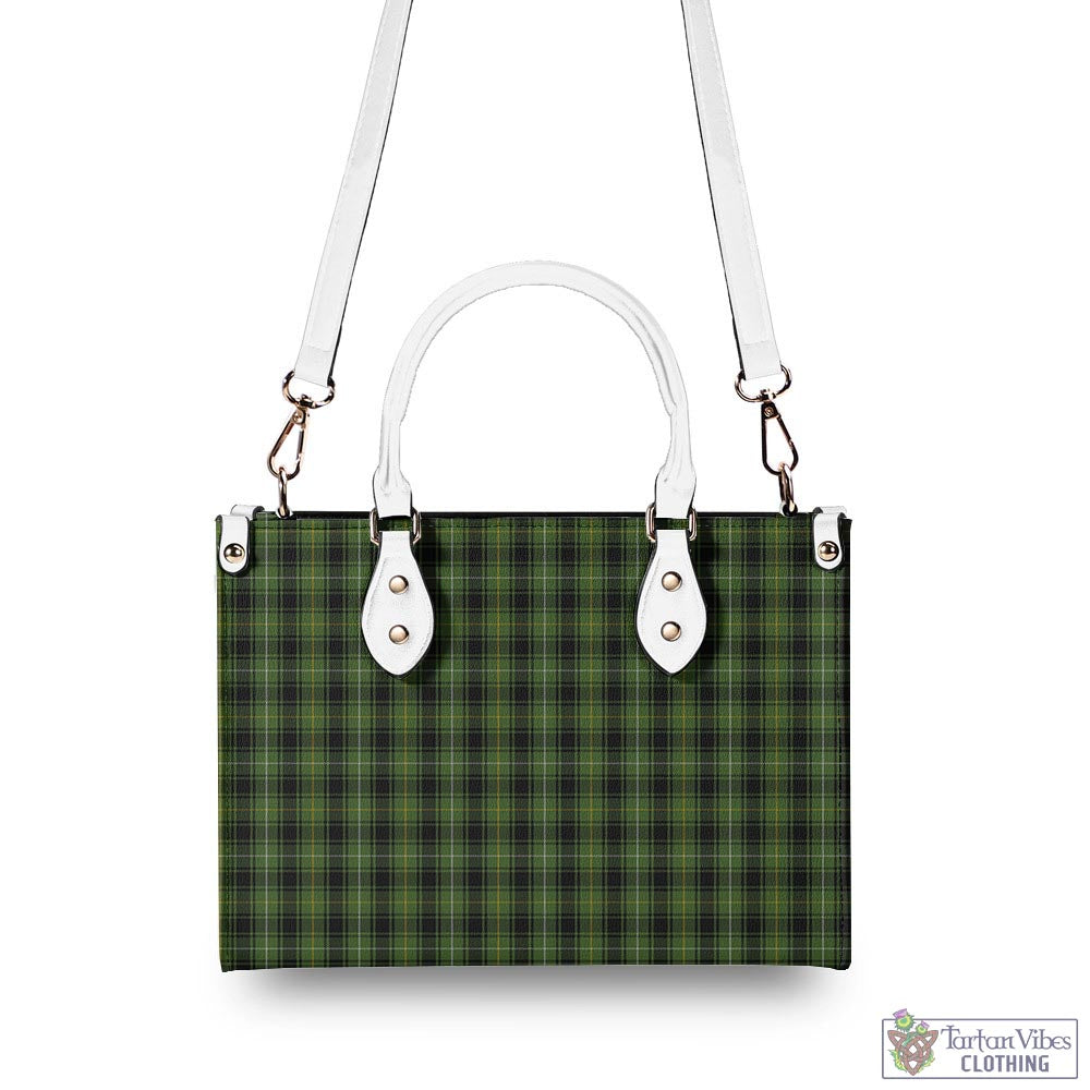 Tartan Vibes Clothing MacIver Hunting Tartan Luxury Leather Handbags