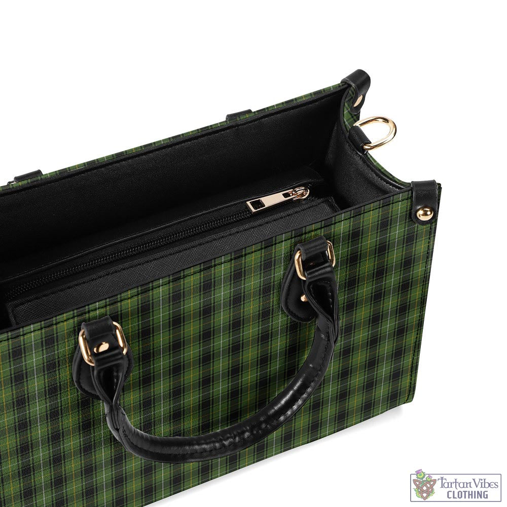 Tartan Vibes Clothing MacIver Hunting Tartan Luxury Leather Handbags