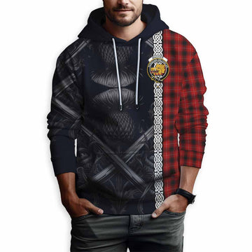 MacIver (McIver) Tartan Hoodie with Family Crest Cross Sword Thistle Celtic Vibes