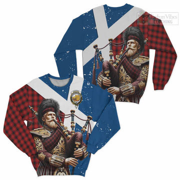 MacIver (McIver) Tartan Sweatshirt with Family Crest Scottish Bagpiper Vibes