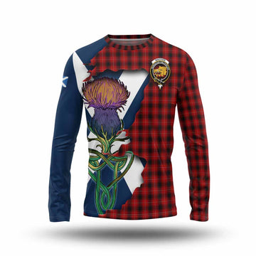 MacIver (McIver) Tartan Family Crest Long Sleeve T-Shirt Scottish Thistle Celtic Inspired Unisex - Tartan Vibes Clothing