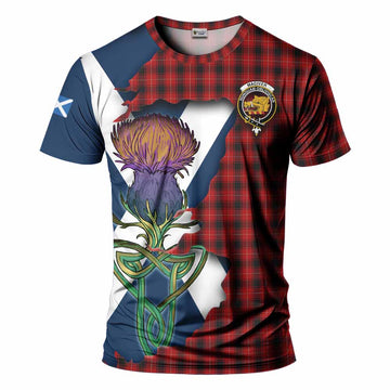 MacIver (McIver) Tartan Family Crest T-Shirt Scottish Thistle Celtic Inspired Kid's Shirt - Tartan Vibes Clothing
