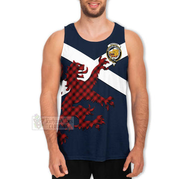 MacIver (McIver) Tartan Lion Rampant Men's Tank Top  Proudly Display Your Heritage with Alba Gu Brath and Clan Name