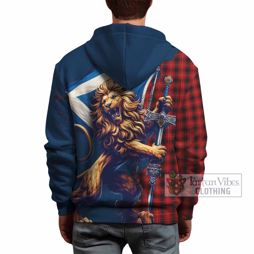 MacKay (McKay) Tartan Family Crest Hoodie with Scottish Majestic Lion