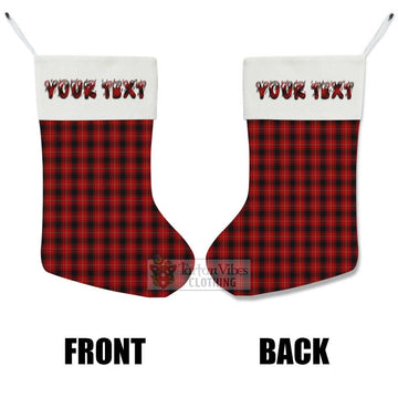 MacIver (McIver) Tartan Christmas Stocking with Personalized Text