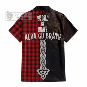 MacIver (McIver) Tartan Family Crest Hawaiian Shirt Alba Gu Brath Be Brave Lion Ancient Style - Tartan Vibes Clothing
