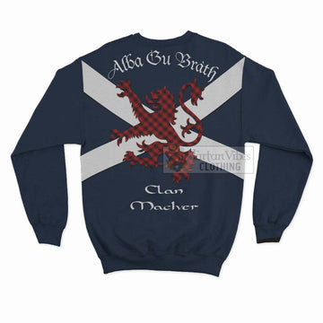 MacIver (McIver) Tartan Lion Rampant Sweatshirt  Proudly Display Your Heritage with Alba Gu Brath and Clan Name