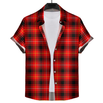 MacIver Modern Tartan Short Sleeve Button Down Shirt