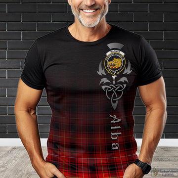 MacIver Modern Tartan T-Shirt Featuring Alba Gu Brath Family Crest Celtic Inspired