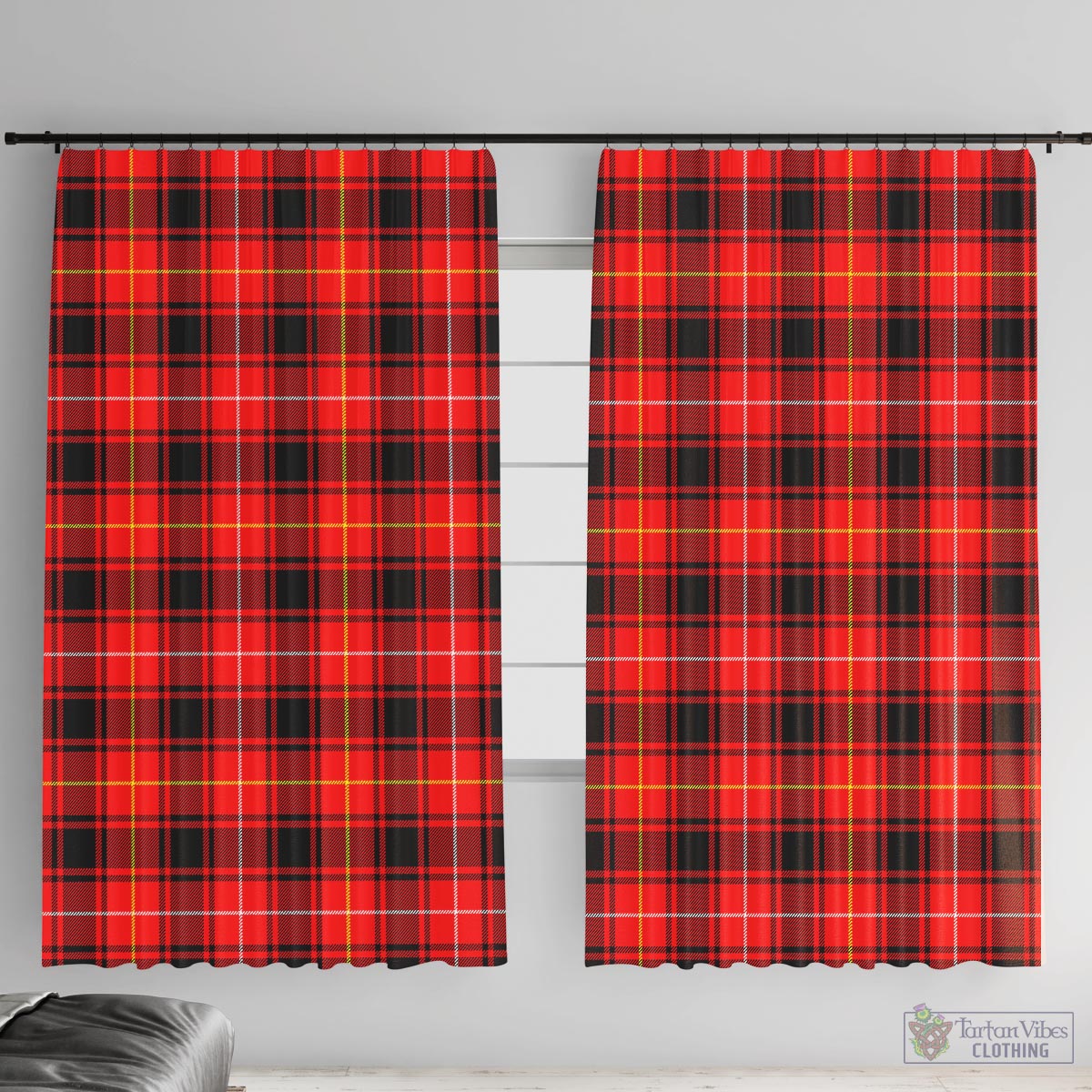 MacIver Modern Tartan Window Curtain