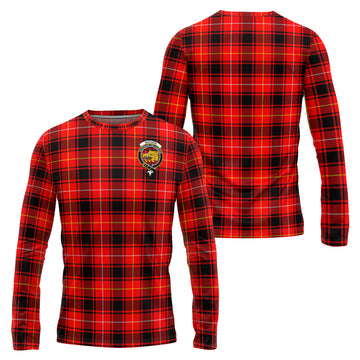 MacIver Modern Tartan Long Sleeve T-Shirt with Family Crest