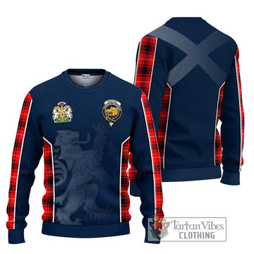 MacIver Modern Tartan Ugly Sweater with Family Crest and Lion Rampant Vibes Sport Style