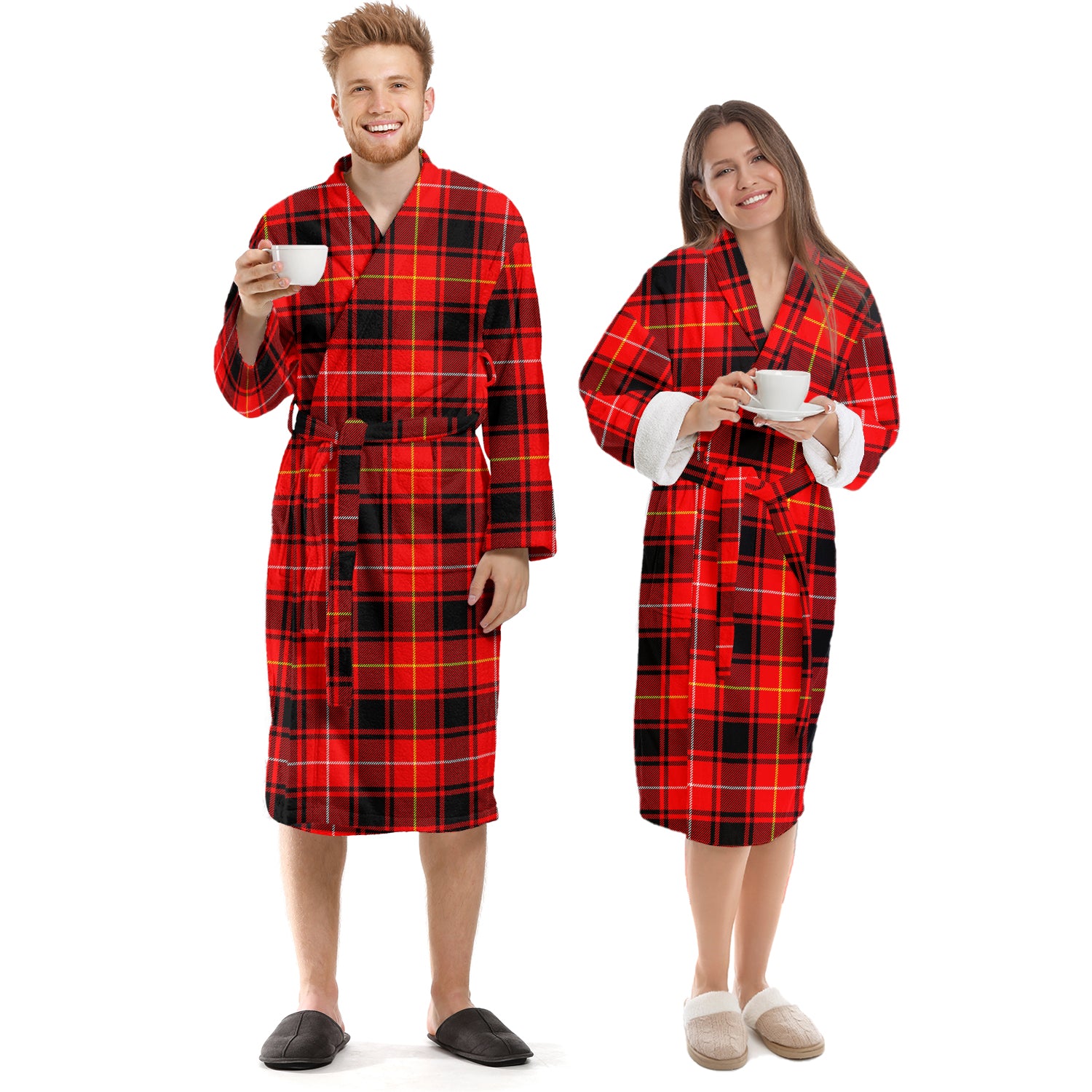 MacIver Modern Tartan Bathrobe Unisex S - Tartan Vibes Clothing