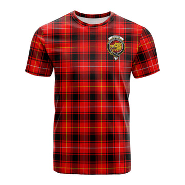 MacIver Modern Tartan T-Shirt with Family Crest