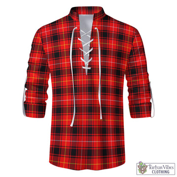 MacIver Modern Tartan Men's Scottish Traditional Jacobite Ghillie Kilt Shirt