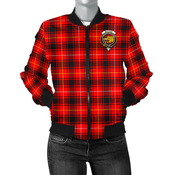 MacIver Modern Tartan Bomber Jacket with Family Crest