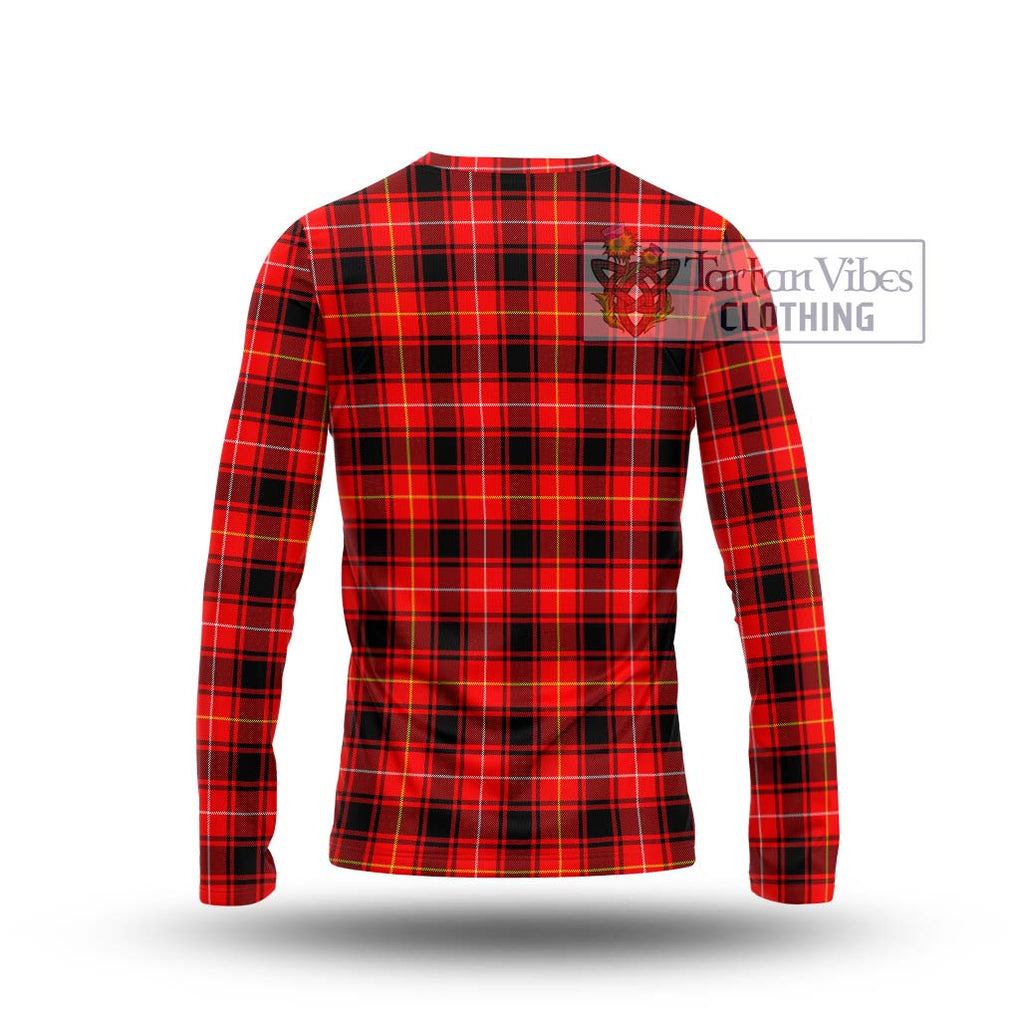 MacIver Modern Tartan Long Sleeve T-Shirt with Family Crest DNA In Me Style - Tartanvibesclothing Shop