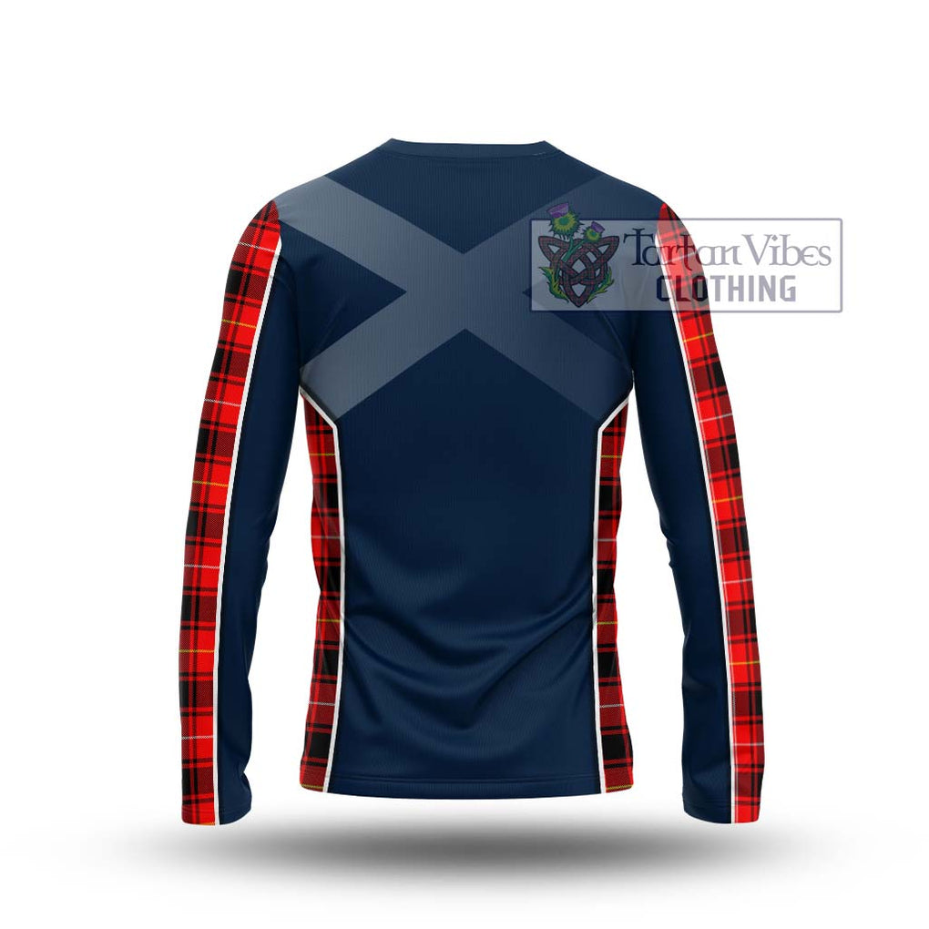 MacIver Modern Tartan Long Sleeve T-Shirt with Family Crest and Lion Rampant Vibes Sport Style - Tartan Vibes Clothing