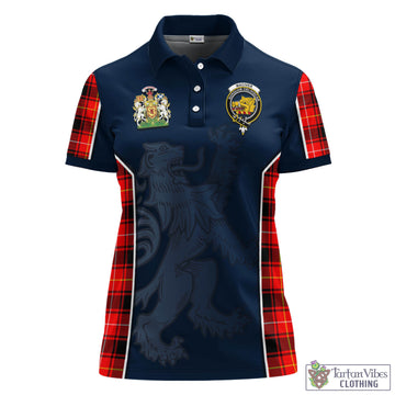 MacIver Modern Tartan Women's Polo Shirt with Family Crest and Lion Rampant Vibes Sport Style