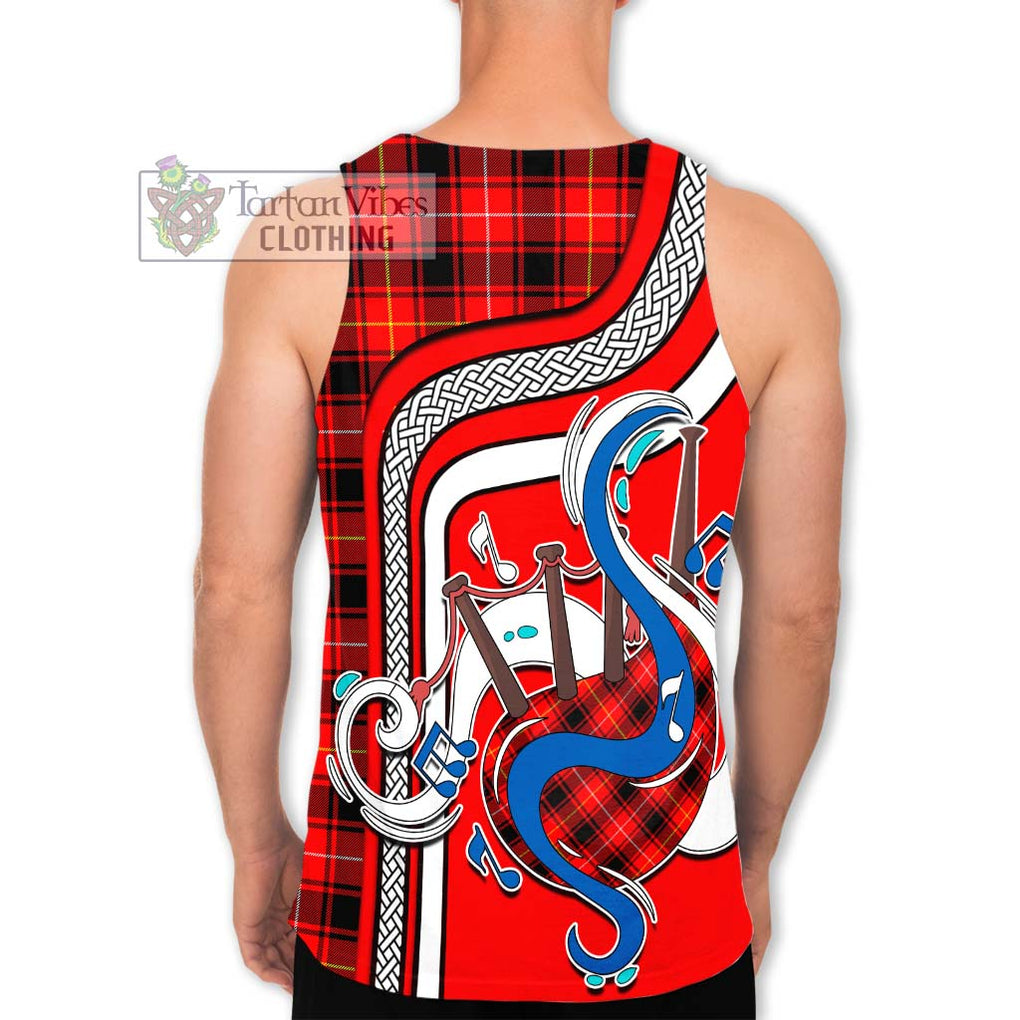 MacIver Modern Tartan Men's Tank Top with Epic Bagpipe Style - Tartanvibesclothing Shop