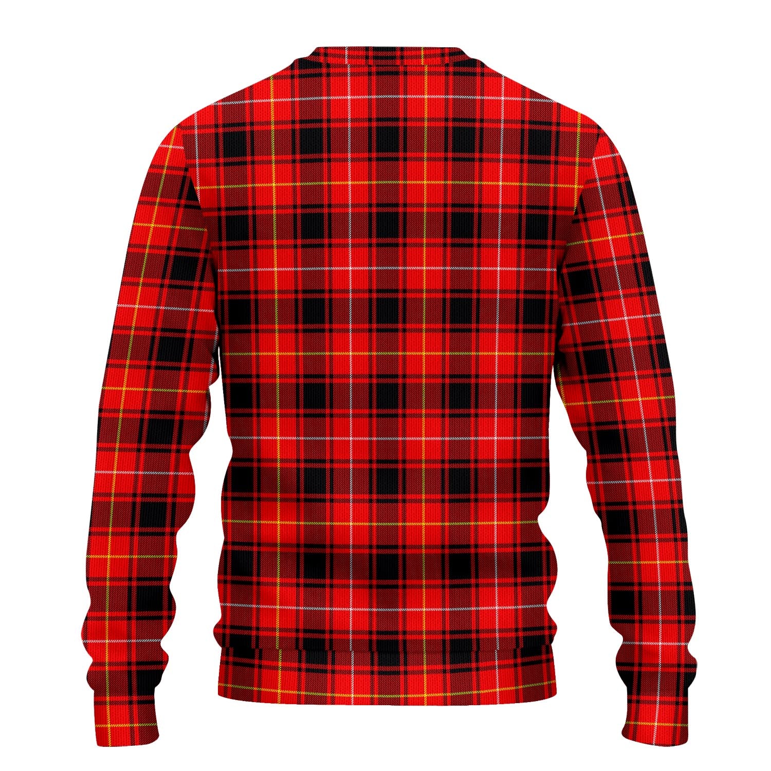 MacIver Modern Tartan Knitted Sweater with Family Crest - Tartanvibesclothing